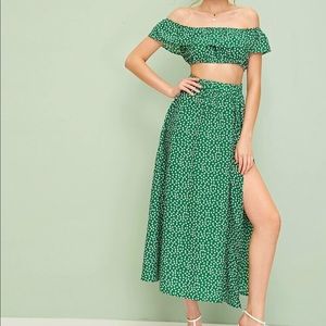 SheIn top and skirt